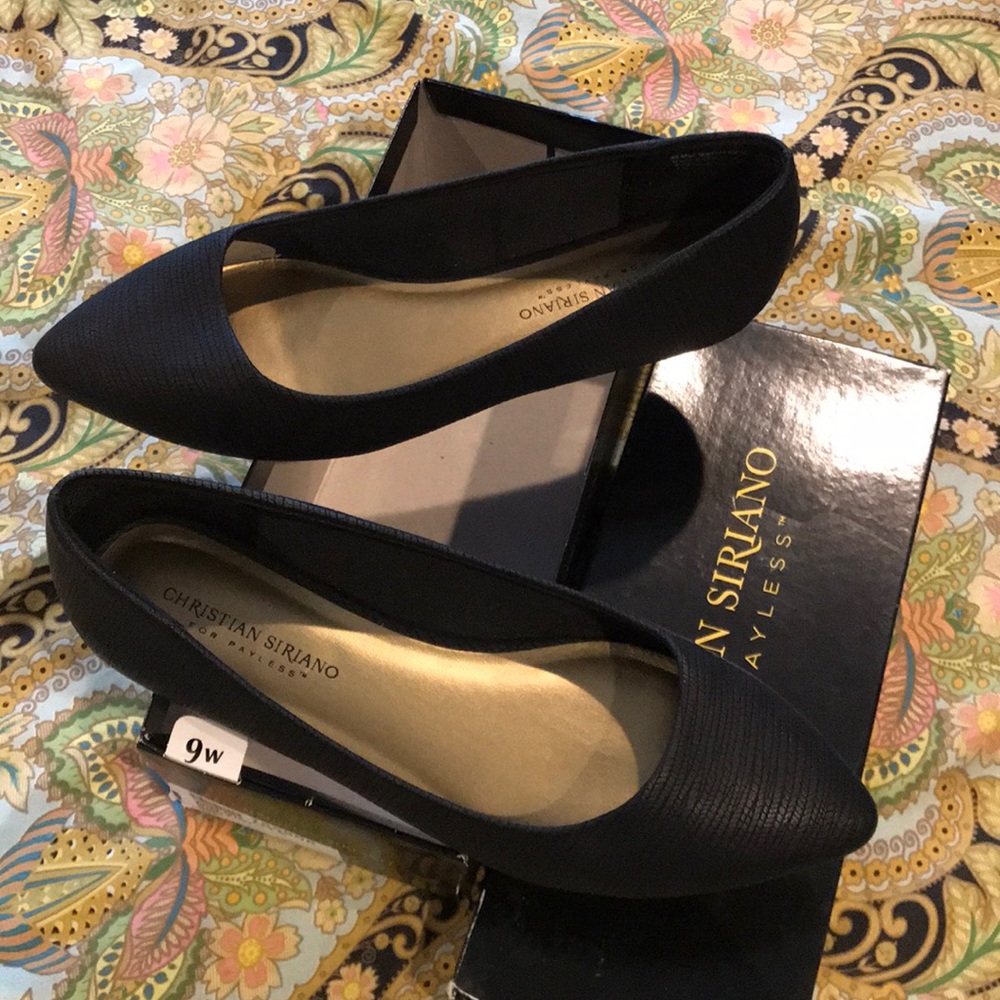 Black flats | Christian Siriano | Size 9w